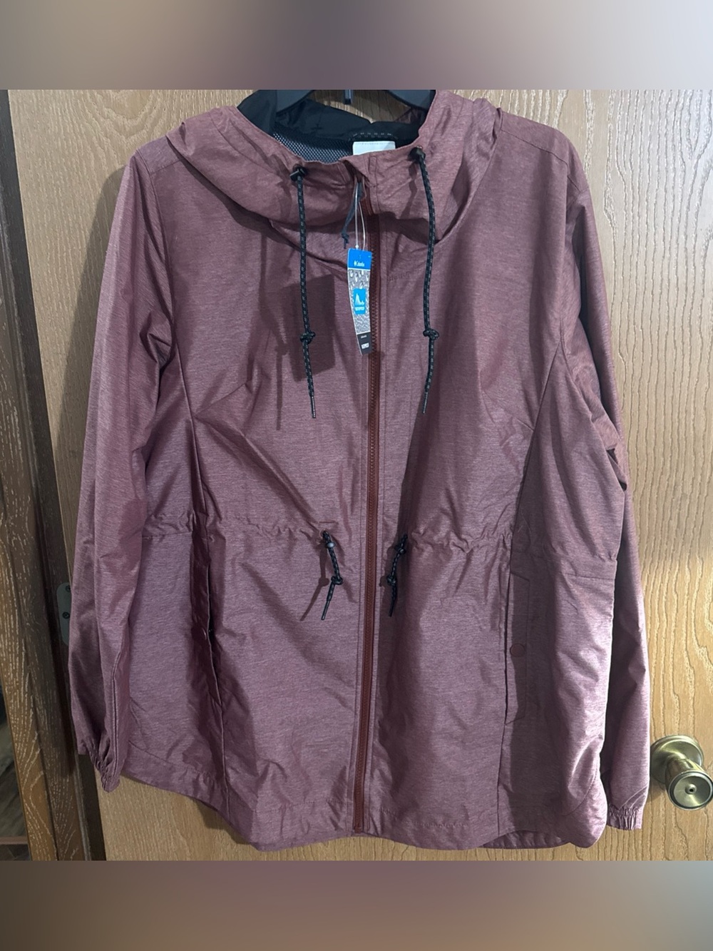 Columbia Women's Mauve Hooded waterproof Utility Jacket